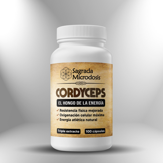 Cordyceps (Triple extracto) 600mg ► 100 cápsulas