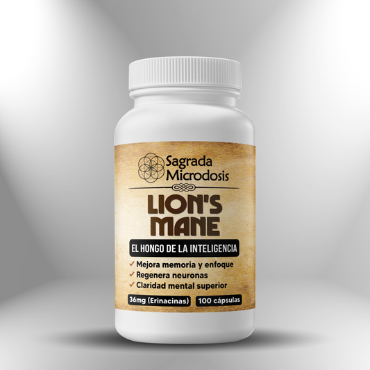 Lion's Mane (extracto de micelio de Melena de León) 600mg ► 100 cápsulas