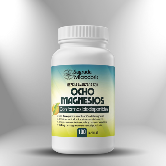 Ocho Magnesios - 100 cápsulas